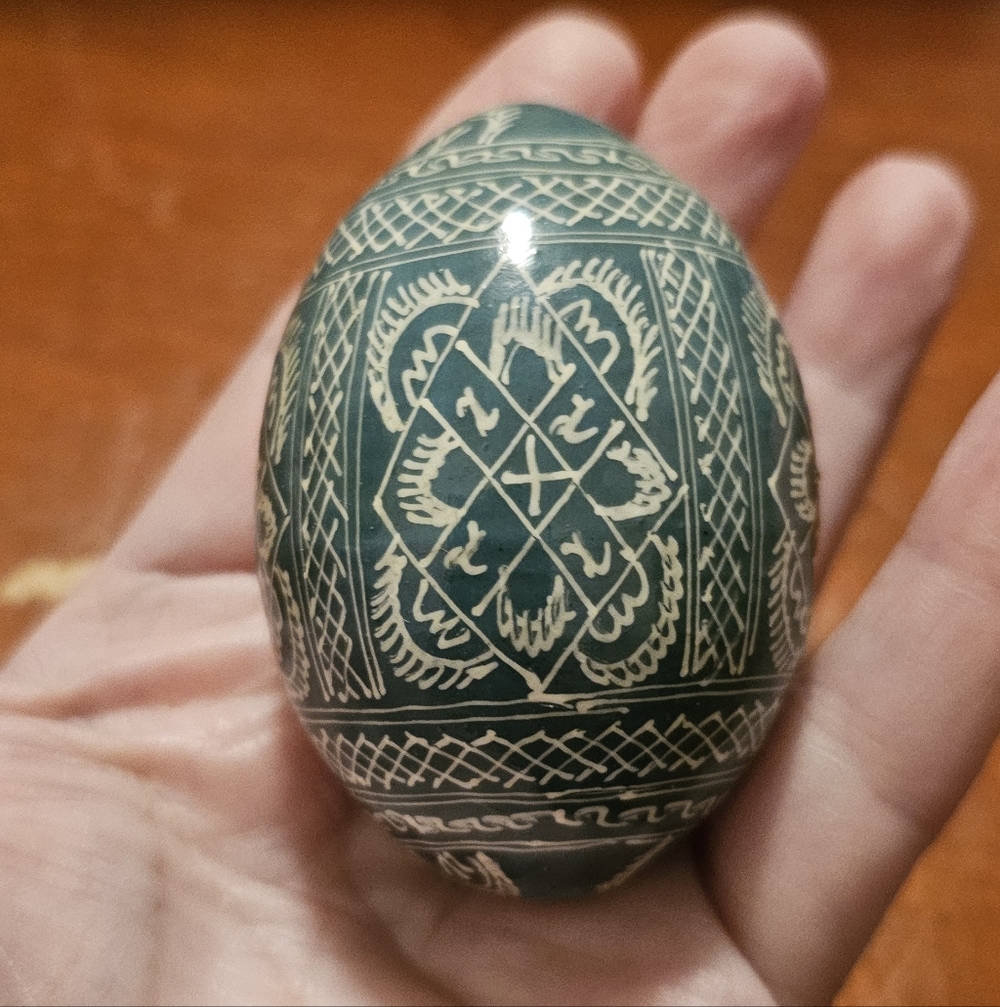 5 Decorative Eggs...hand Painted Perfect Condition